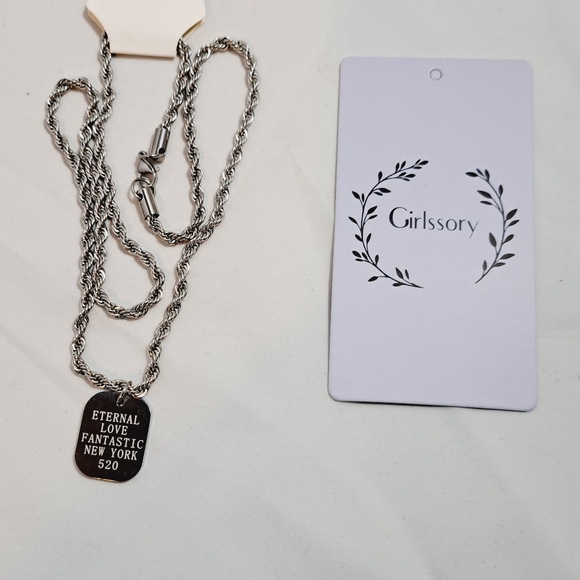 Girlssory Stainless Steel Dog Tag - Picture 2 of 4